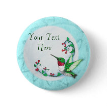 Hummingbird Buttons by Customizables Hummingbird Buttons