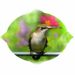 Hummingbird Christmas Hanging Photo Cutout