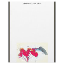 Hummingbird Christmas Letter 2009 Letterhead