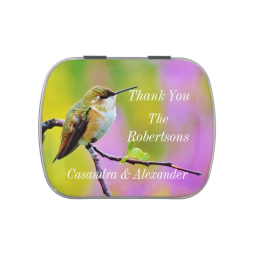 hummingbird custom wedding thank you favor red jelly belly hummingbird custom wedding thank you favor red jelly belly