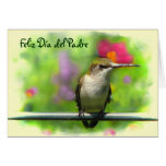 Hummingbird Dia del Padre Greeting Cards
