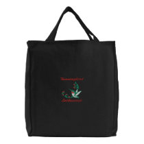 Hummingbird embroidered bags