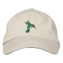 Hummingbird embroidered hats