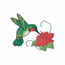 Hummingbird embroidered shirts