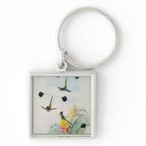 Hummingbird, engraved by Walter and Cohn Key Chains