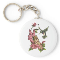 Hummingbird Fairy Key Chains