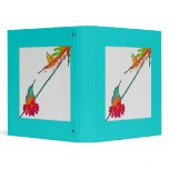 Hummingbird Flower Avery Binder