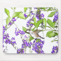 Hummingbird Flowers Mousepad