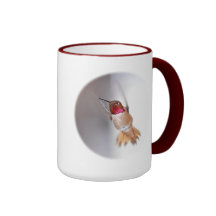 Hummingbird Flying Photo Coffee Mug