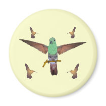 Hummingbird Fridge Magnet