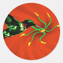 Hummingbird from Heaven Stickers