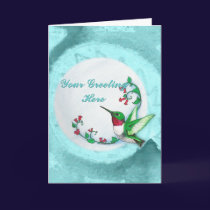 Hummingbird Greeting Card cards