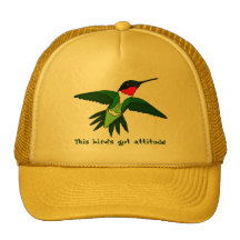 Hummingbird Hat- Got Attitude