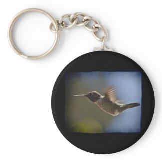 Hummingbird in Flight Key Chain