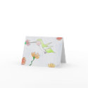 Hummingbird in the Flower Notecard