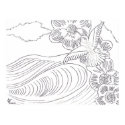Hummingbird Island Coloring Book Poster posters by Calicoast Hummingbird Island Coloring Book Poster posters