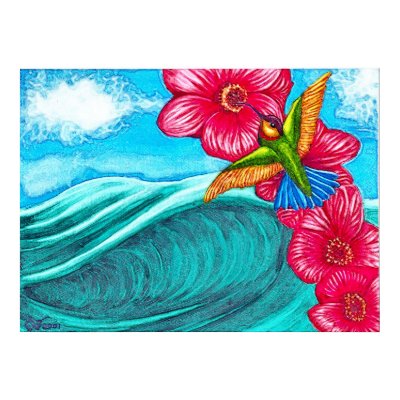 Hummingbird Island Poster by Calicoast
