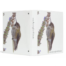 Hummingbird & Lavender Avery Binder
