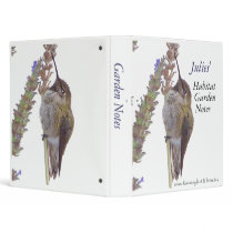 Hummingbird & Lavender Avery Binder by farmer77 Hummingbird & Lavender Avery Binder