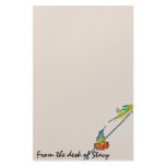 Hummingbird Leaf Personalized Stationery