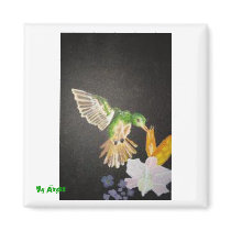 Hummingbird Fridge Magnet