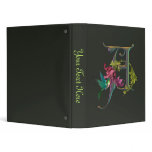 Hummingbird Monogram A Binders