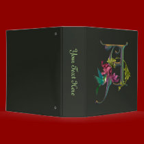 Hummingbird Monogram A binders