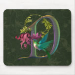 Hummingbird Monogram D Mousepad
