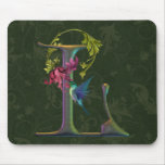 Hummingbird Monogram L Mouse Pad