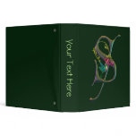 Hummingbird Monogram S 3 Ring Binders