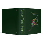 Hummingbird Monogram Z Vinyl Binders