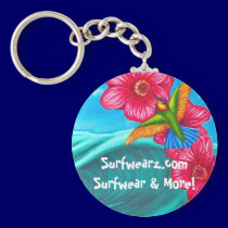 Hummingbird Ocean keychains
