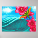 Hummingbird Ocean Posters