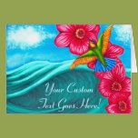 Hummingbird Ocean, Your CustomText Goes Here!