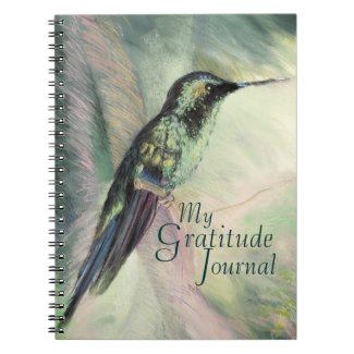 Hummingbird Pastel Fine Art Gratitude Journal