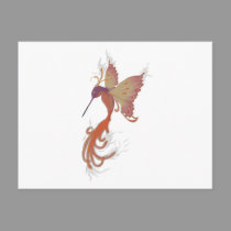 Hummingbird Phoenix postcards