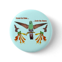 Hummingbird Pinback Button