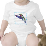 infant_creeper - A delightful poem surrounds a ruby throated hummingbird.
