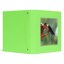 Hummingbird Poop! Vinyl Binder