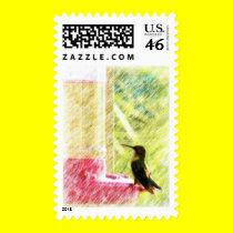 Hummingbird stamps