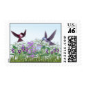 Hummingbird Postage Stamp