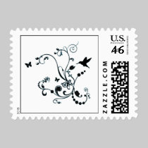 Hummingbird Postage Stamp