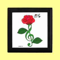 Hummingbird Rose Clef gift boxes
