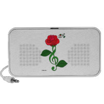 Hummingbird Rose Clef speakers