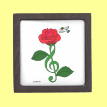 Hummingbird Rose Clef premium gift boxes