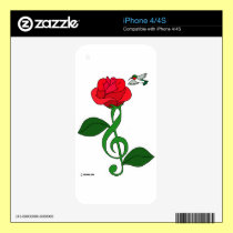 Hummingbird Rose Clef skins