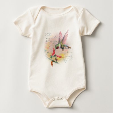 Hummingbird - Small things are the most beautiful. Rompers