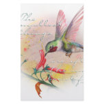 Hummingbird - Small things are the most beautiful. Custom Stationery