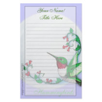 Hummingbird Stationery