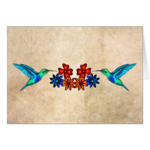 Hummingbird Tarjeton